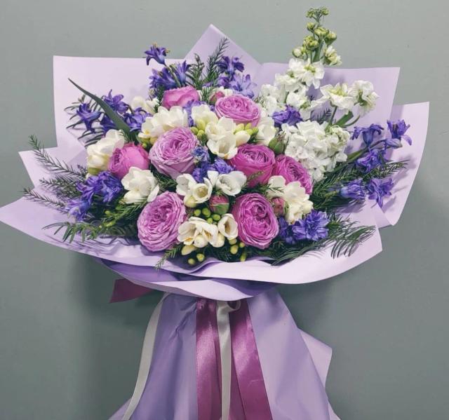 Purple bunch | ծաղիկներ, ծաղկեպսակներ, բույսեր - առաքում Երևան